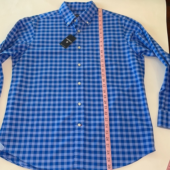 CRÉMIEUX Classics Cotton Long Sleeve Button Down Shirt Size Large NWT - Picture 13 of 16